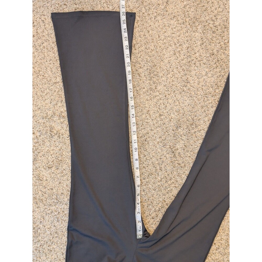 Girls Art Class Fold Over Flare Leggings Dark Gray XL(14) - Picture 5 of 7